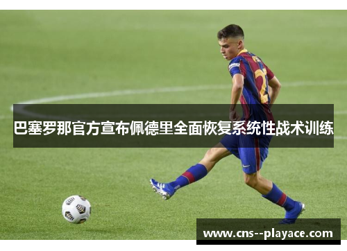 巴塞罗那官方宣布佩德里全面恢复系统性战术训练